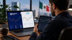 Comparativa entre Blueberry Markets y OANDA para traders en México.