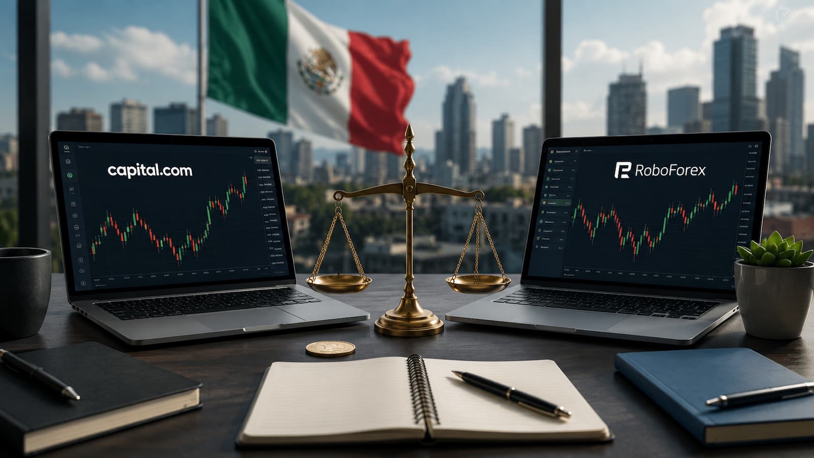 Comparativa entre Capital.com y RoboForex para usuarios en México