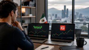 Comparativa entre eToro e IG para usuarios que operan desde México.