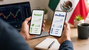 Comparativa práctica entre eToro y Plus500 para usuarios en México.