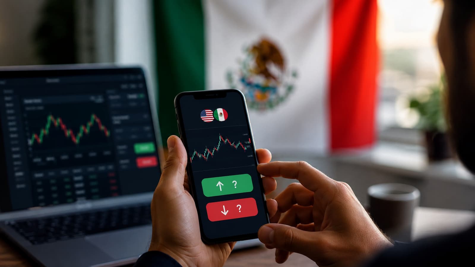 Contratos tipo sí o no sobre USD MXN en mercados de predicción
