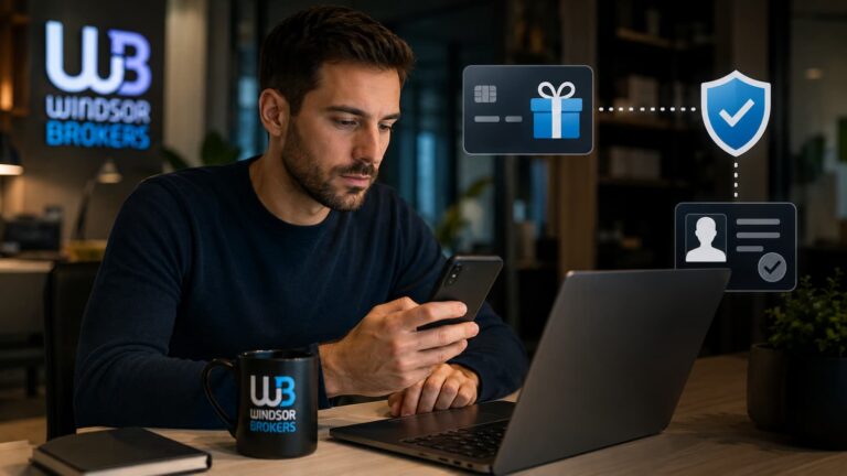 Crédito promocional de Windsor Brokers con requisitos de retiro y KYC