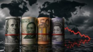 Dólar peso mexicano euro y libra bajo presión por riesgo global