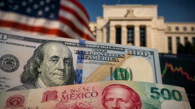 Dólar y peso mexicano atentos a los datos de inflación de Estados Unidos