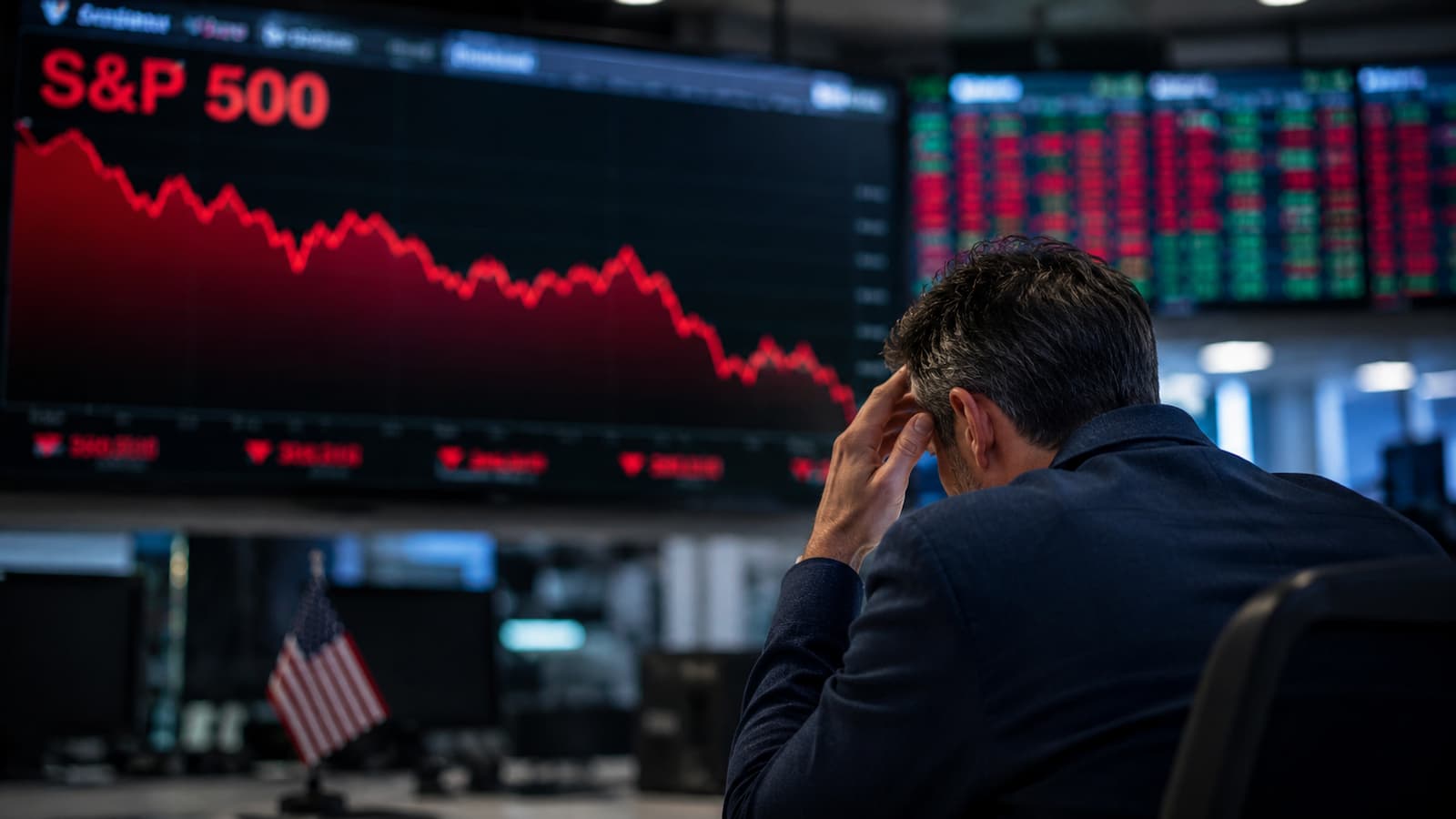 El S&P 500 acumuló cuatro caídas en cinco sesiones con presión de tasas y tecnología.