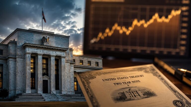 El bono del Tesoro a dos años refleja un mercado más atento a la inflación y la Fed.