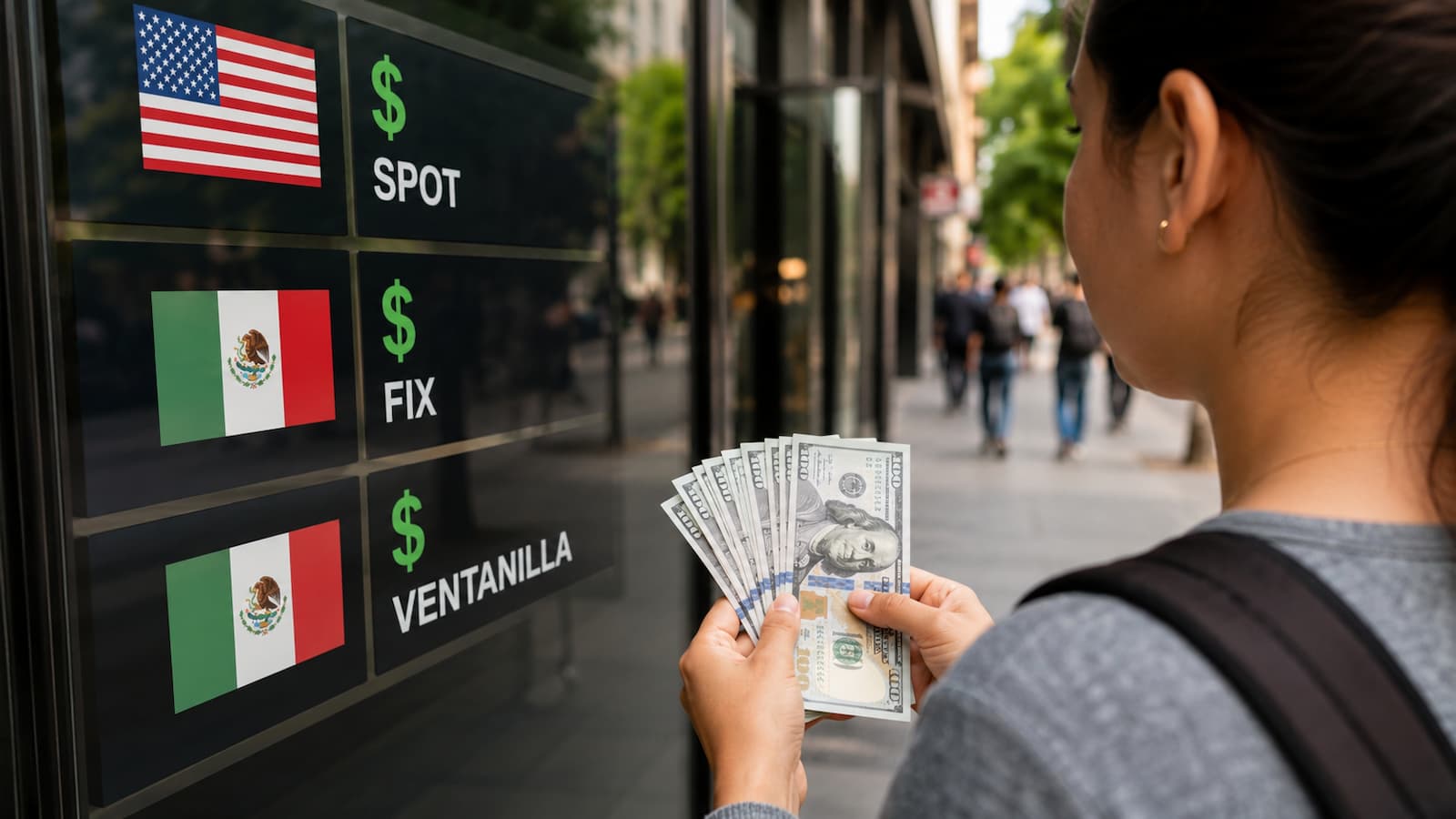 FIX spot y ventanilla pueden mostrar precios distintos del dólar en México