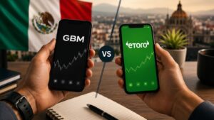 GBM y eToro comparados desde México en julio