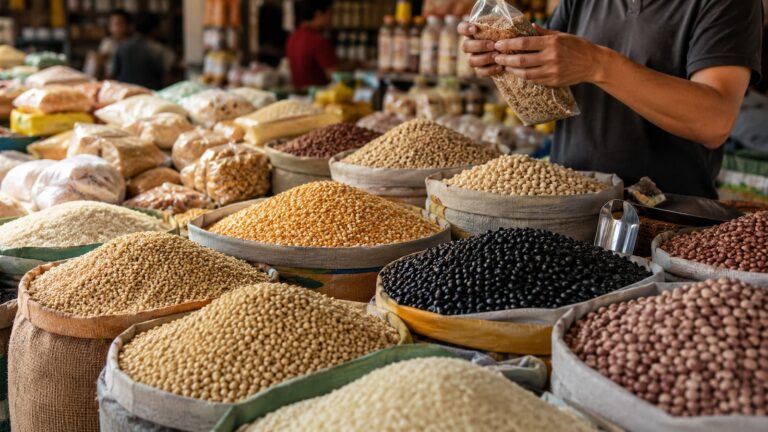 Granos y alimentos en mercado ante riesgos climáticos e inflación