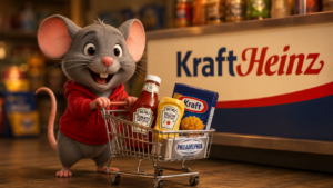 Kraft Heinz y un raton animado