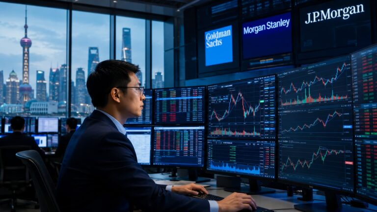 La IA en Asia impulsa el negocio de acciones de los bancos de Wall Street.