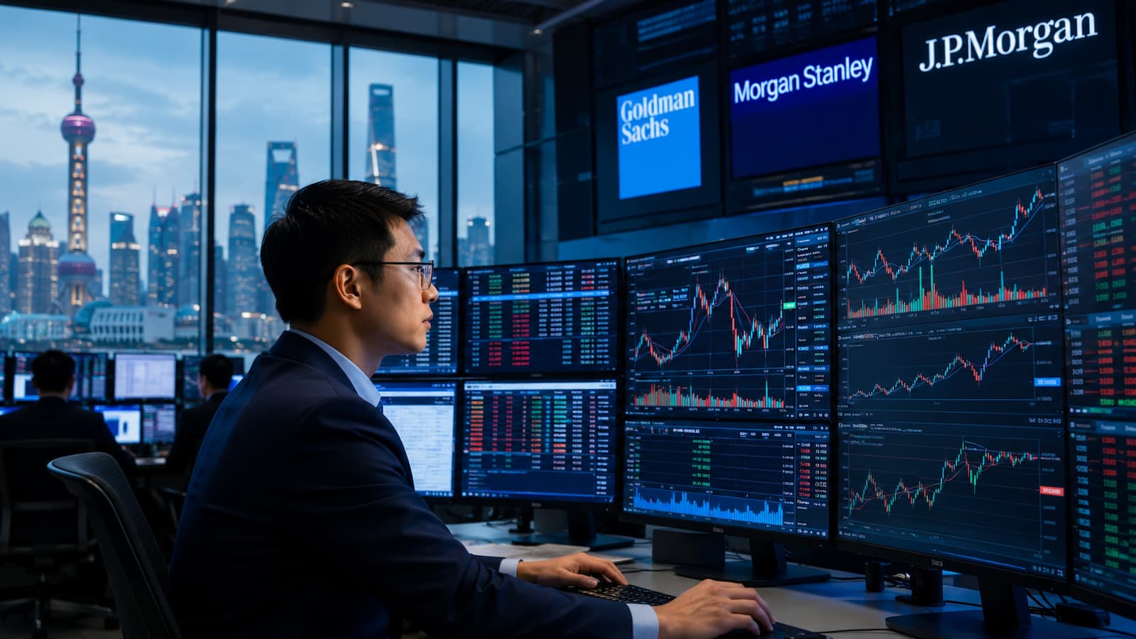 La IA en Asia impulsa el negocio de acciones de los bancos de Wall Street.