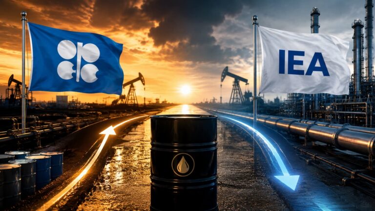 La OPEP y la IEA mantienen previsiones opuestas para la demanda de petróleo en 2026