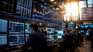 Las mesas de trading y las comisiones impulsaron el récord de la banca de Wall Street.