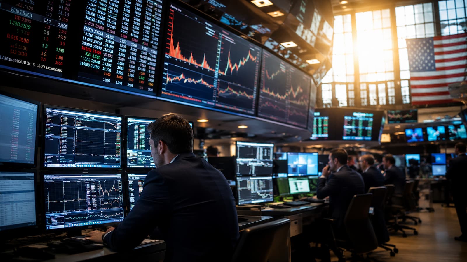 Las mesas de trading y las comisiones impulsaron el récord de la banca de Wall Street.