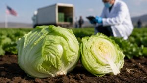 Lechuga iceberg mexicana bajo investigación sanitaria en Estados Unidos.
