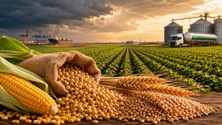 Maíz soya y trigo reaccionan al clima el comercio y la demanda de biocombustibles