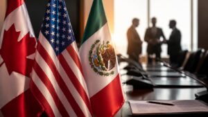 México y Estados Unidos retoman la revisión del T MEC mientras crece la tensión con Canadá.