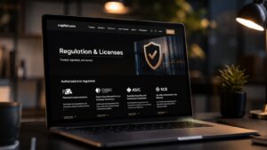 Pantalla de Capital.com con enfoque en regulación y licencias