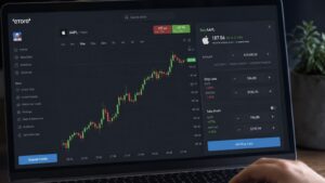 Pantalla de trading con herramienta Stop Loss en eToro.