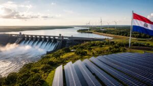 Paraguay encabeza la generación eléctrica renovable en América Latina.
