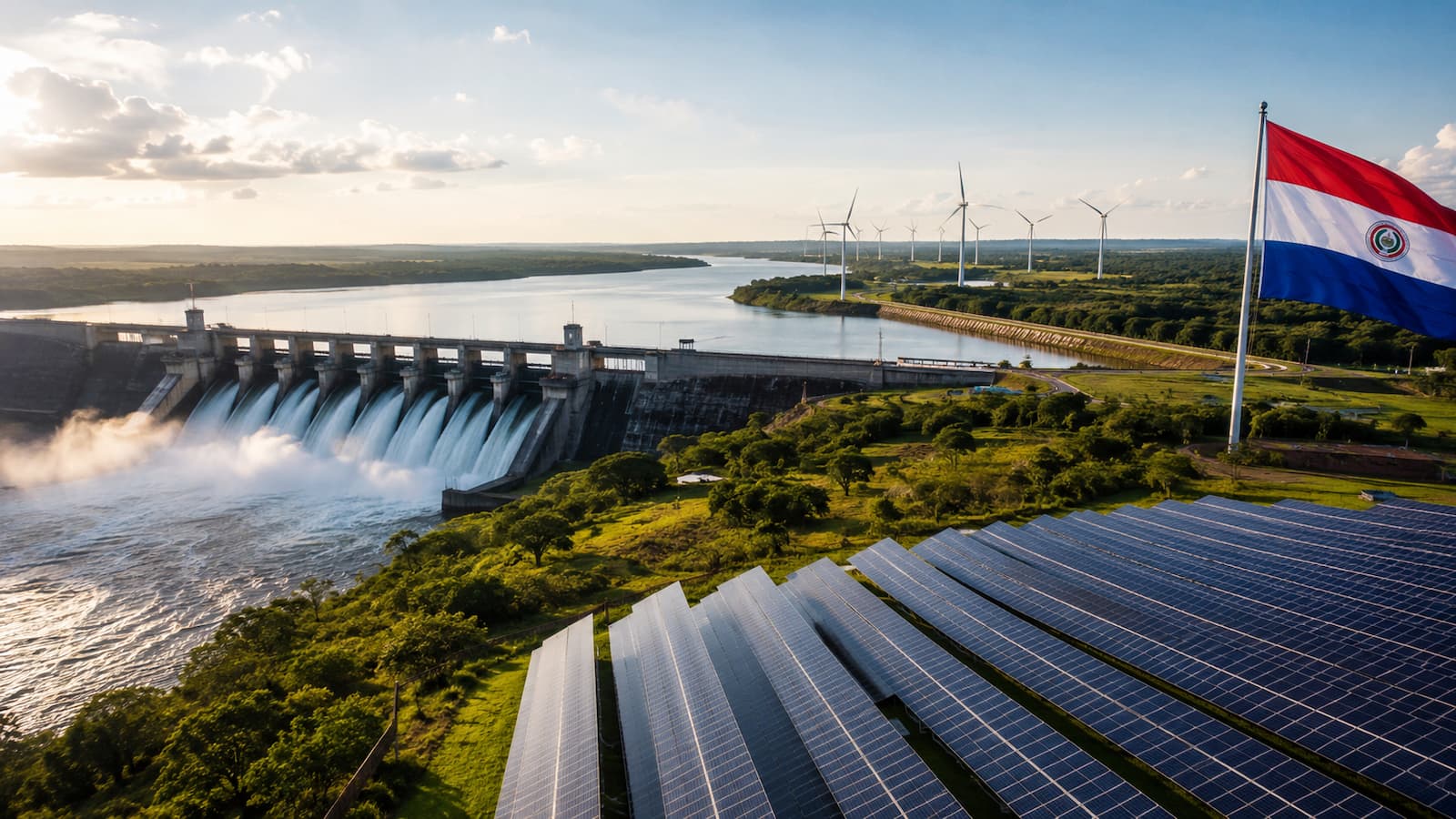 Paraguay encabeza la generación eléctrica renovable en América Latina.
