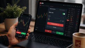 Plataforma XTB con una orden Stop Loss configurada