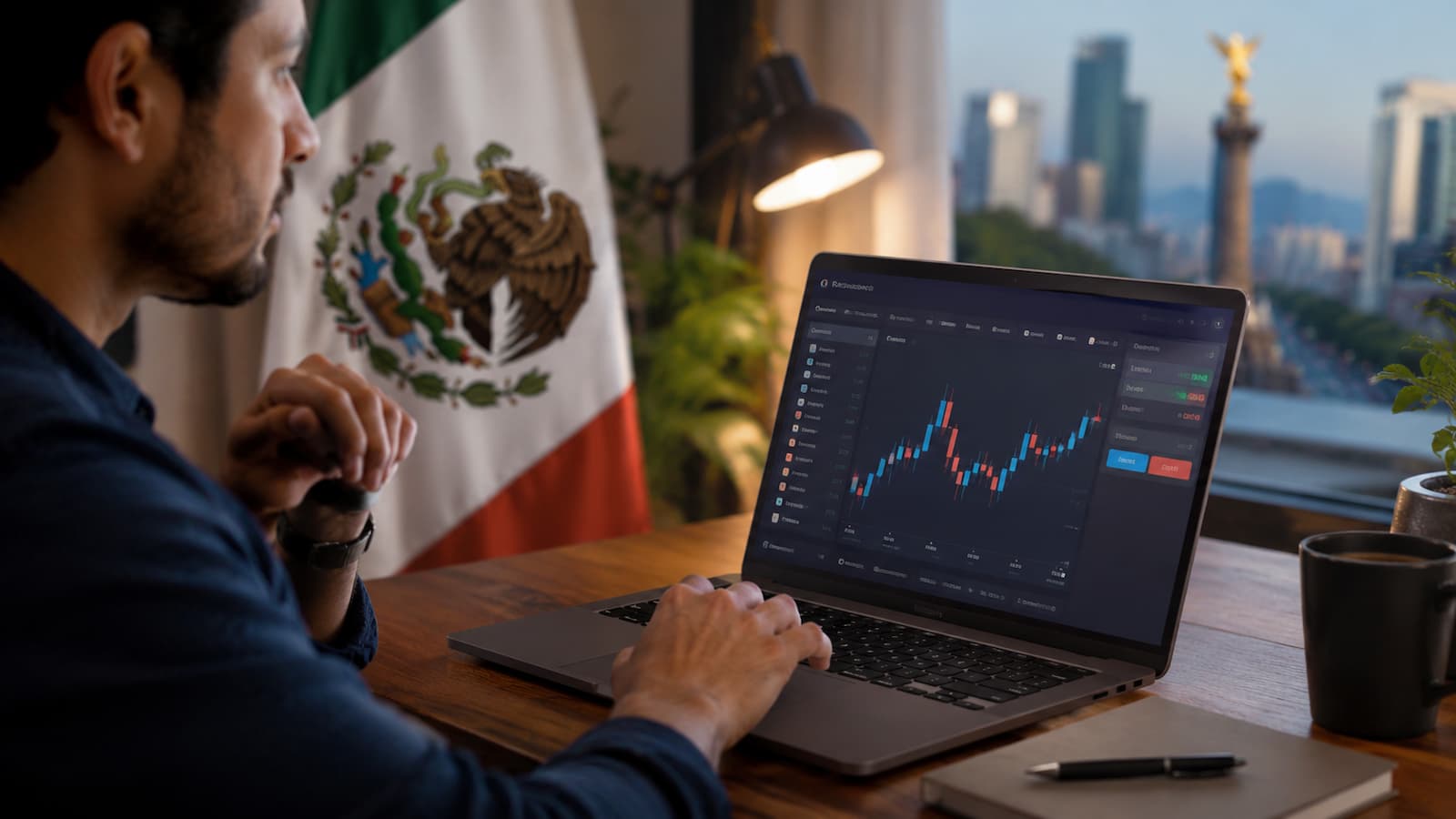 Plataforma de Capital.com para operar CFDs sobre acciones desde México
