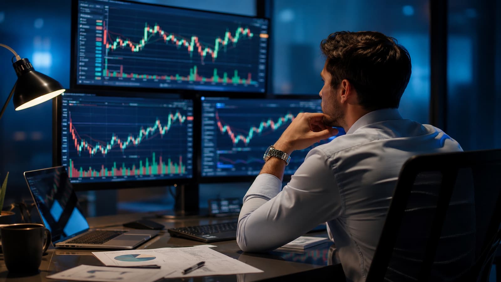 Plataforma de trading con aviso de riesgo para CFDs y revisión de entidad legal.
