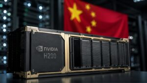 Procesador H200 de Nvidia enviado a China bajo licencias estadounidenses.