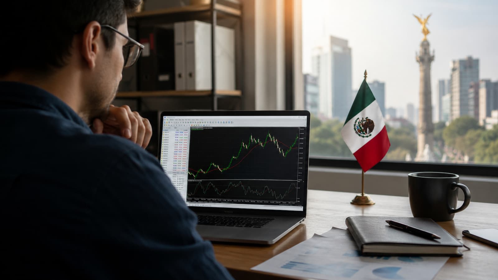 Trader revisa MetaTrader 4 costes y CFD desde México
