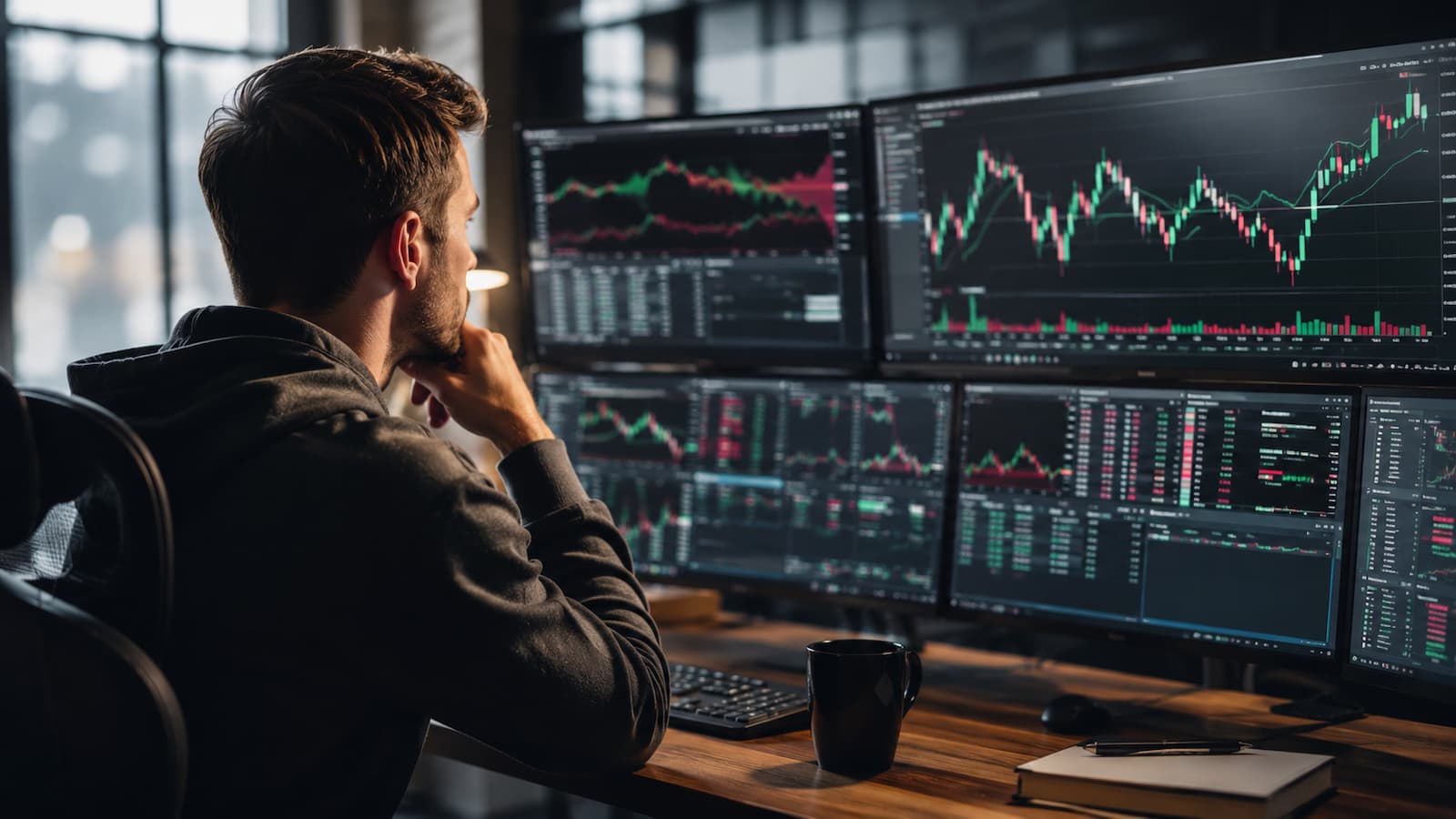 Trader revisa rollover de futuros en una cuenta fondeada