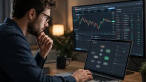 Trader revisando automatización y condiciones de XTB (1)