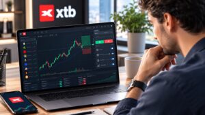 Trader revisando automatización y condiciones de XTB