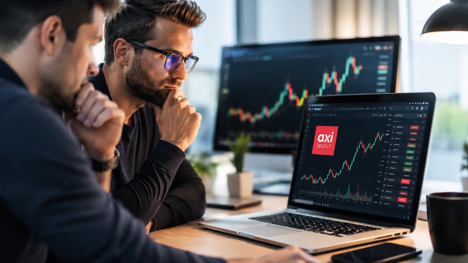 Traders revisan condiciones de Axi Select antes del cierre de la promoción.