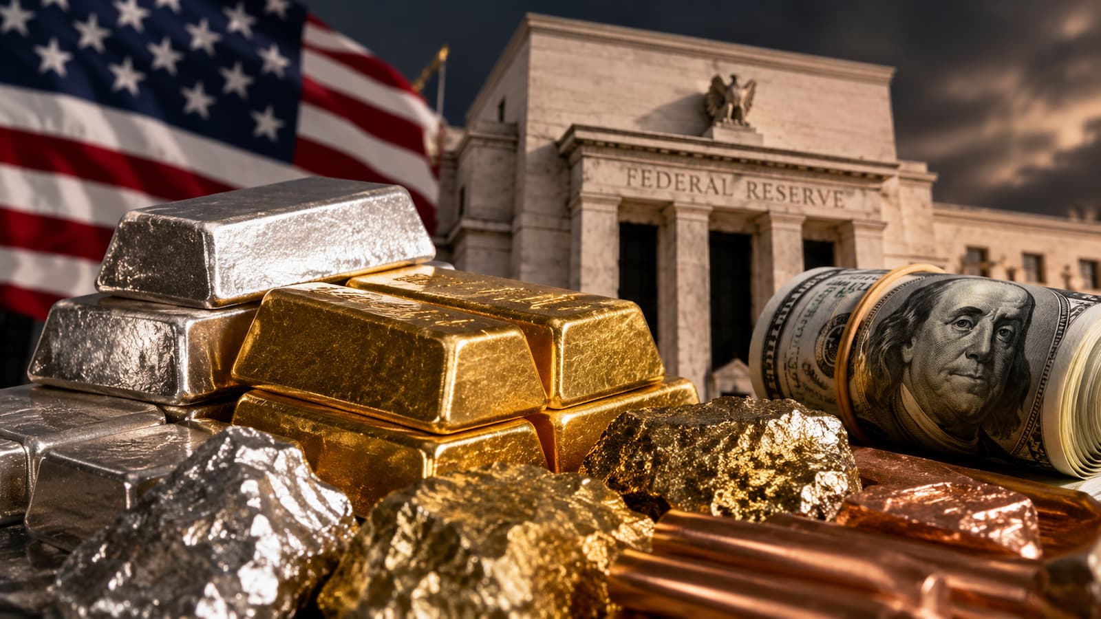 Tres votos por subir tasas endurecieron la lectura de la Fed para metales y dólar.