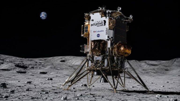 Un módulo lunar de Intuitive Machines cuyo crecimiento todavía no se traduce en caja.