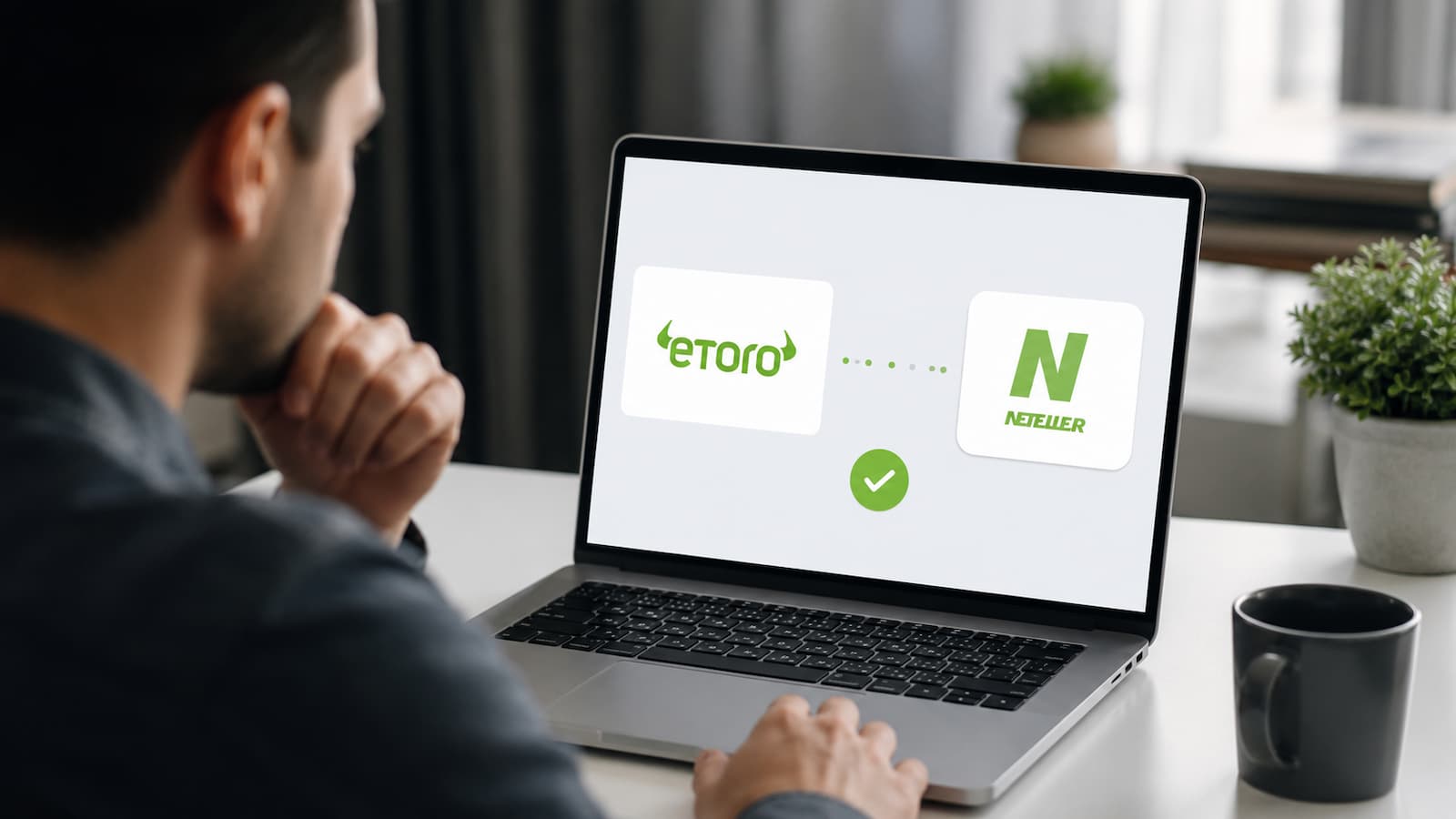 Usuario revisa Neteller como método de depósito en eToro.