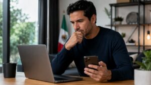 Usuario revisa condiciones de una promoción cripto de eToro desde México
