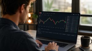 Usuario revisa en xStation cambios de horario y rollover de XTB