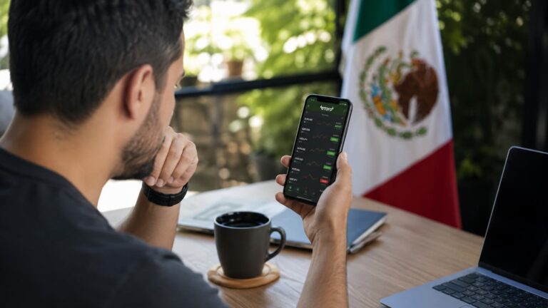 Usuario revisando Forex en eToro desde México