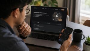 Usuario revisando costes de Capital.com antes de operar desde México