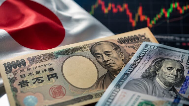Yen japonés frente al dólar tras señal de inversión doméstica