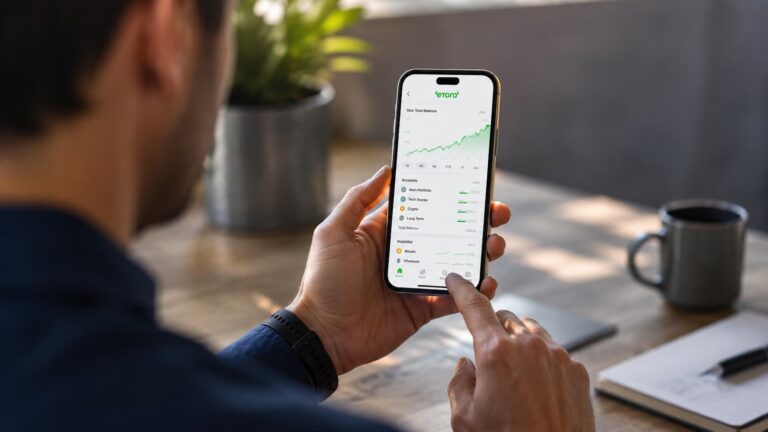 eToro actualiza su app con subcuentas cartera y más datos.