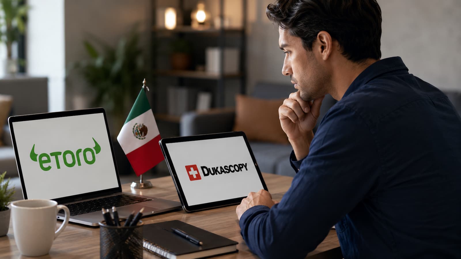 eToro y Dukascopy frente a frente para usuarios mexicanos