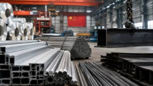Aluminio y zinc ganan terreno frente a un acero más débil en el mercado industrial chino.