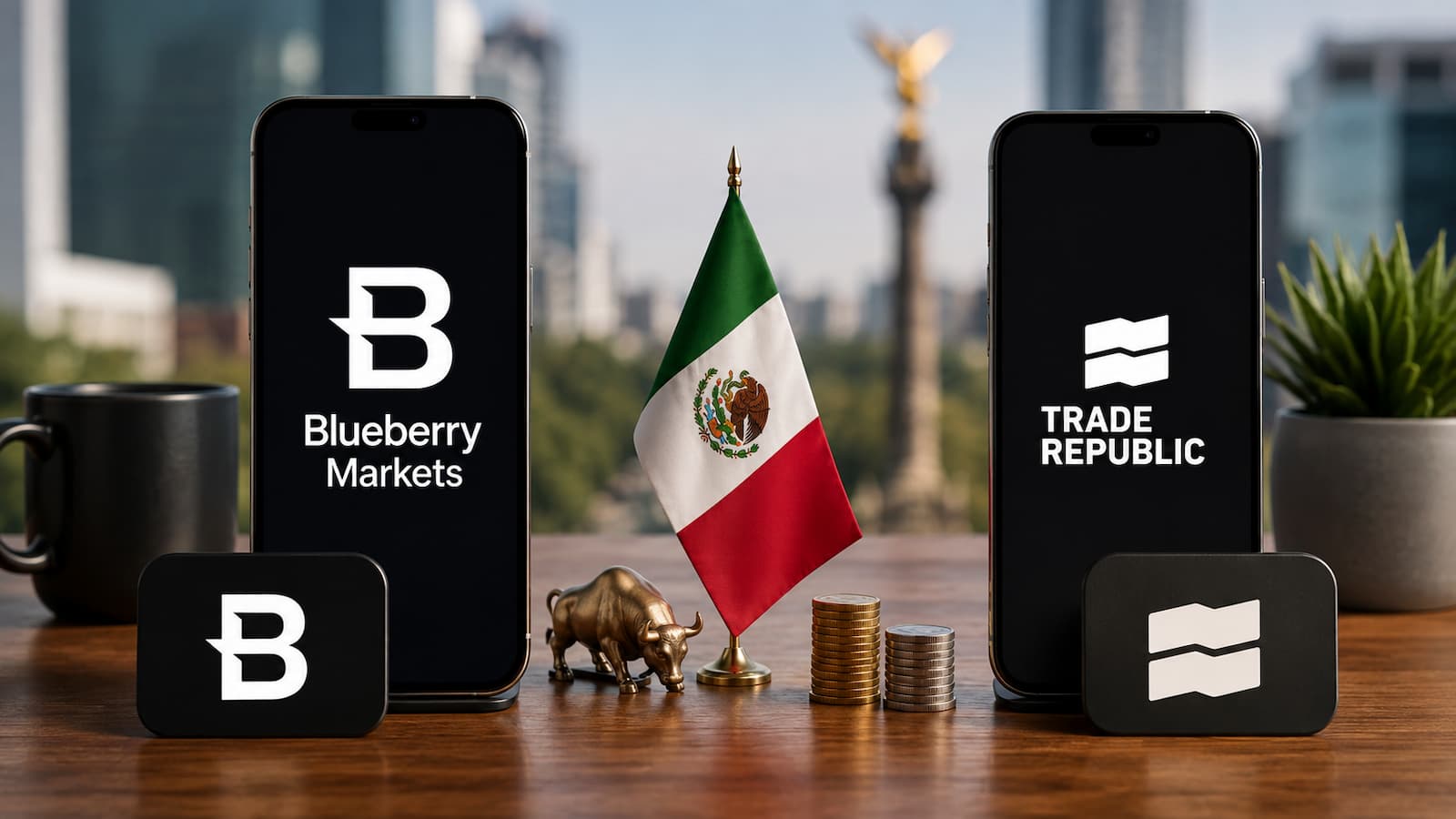 Blueberry Markets y Trade Republic comparados para usuarios de México