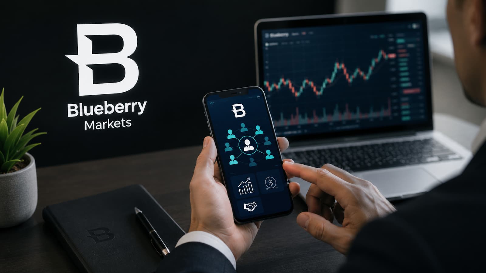 Blueberry Markets y su programa de afiliados para traders