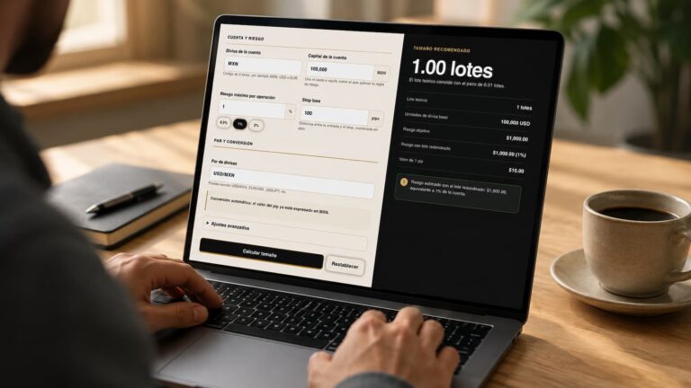 Calculadora de lotaje Forex