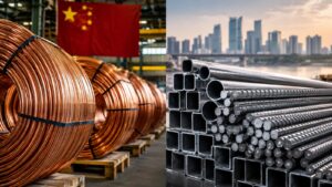 Cobre y acero divergen en China mientras el mercado revisa demanda dólar y Grupo México.